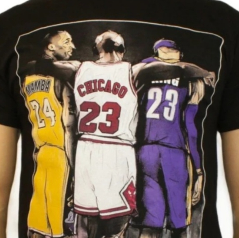 SHAKA WEAR The GOAT Legendary "Kobe, Jordan and LeBron" T-Shirt